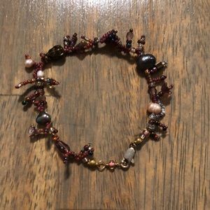 Handcrafted beaded bracelet